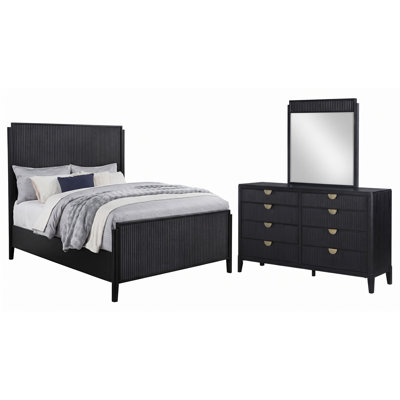 Ensemble de chambre moderne 3 pièces, pour chambre à coucher