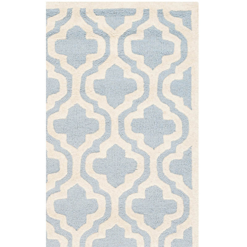 Tapis en laine touffeté à la main Cannen, Carré 10 pi