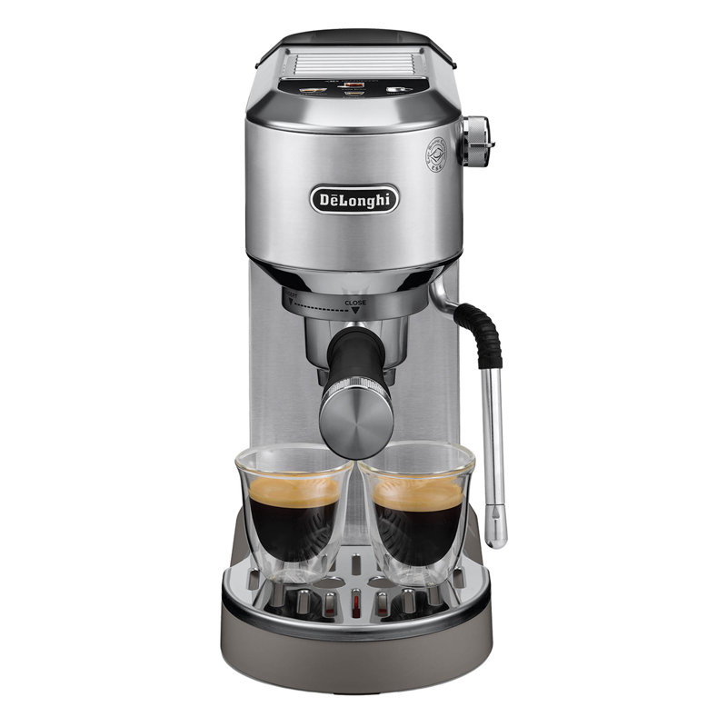 Dedica Duo Manual Coffee Machine White, Silver