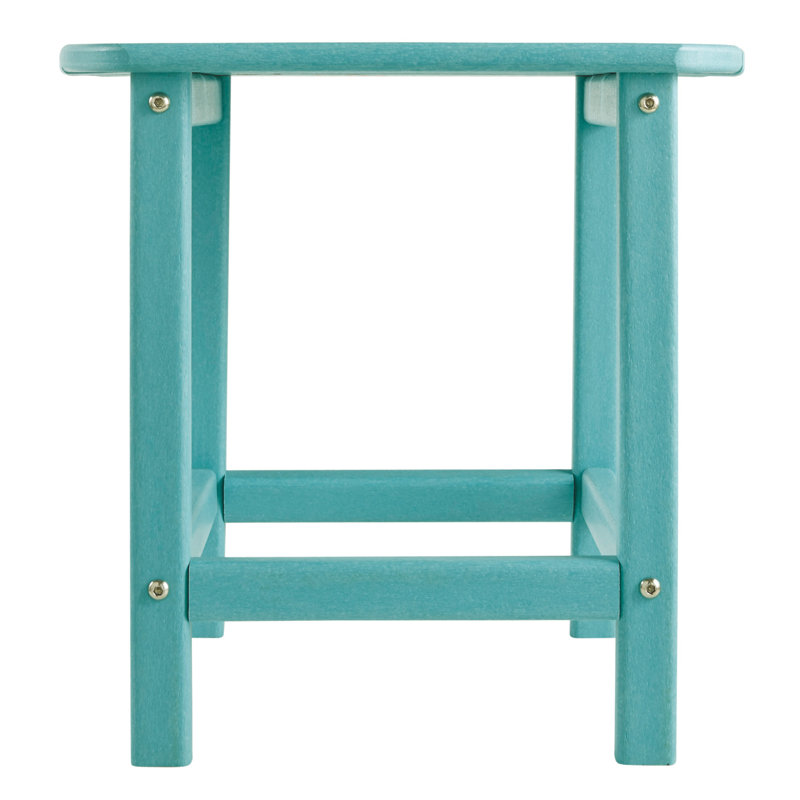 Table d'appoint en plastique Emory, Turquoise