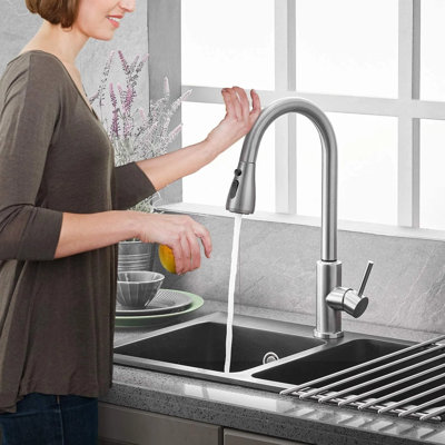 AlenArtWater Pull Down Spray Touch Kitchen Faucet