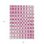 8' X 10' Blush And Ivory Geometric Washable Indoor Outdoor Area Rug