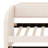 Velvet Upholstered Daybed With Pop Up Trundle-379249401