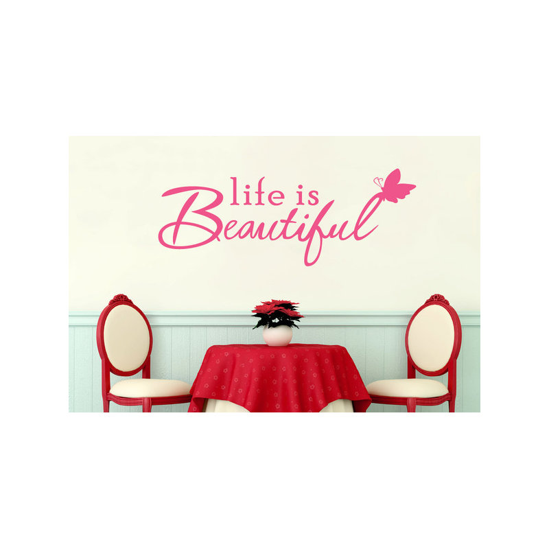 Wall Decal, Pink, Medium