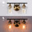  Balendran 2-Light Dimmable Vanity Light-Hammer Glass-270683541