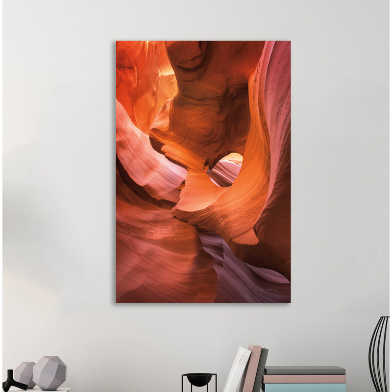 «Lower Antelope Canyon IX», toile tendue par Alan Majchrowicz, H 15 po x l 10 po x P 1,5 po