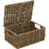 MantraRaj Stackable Seagrass 4 Piece General Basket Set Rectangular Lidded Storage Baskets