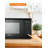 CHM Series Commercial Chef 20.2" 1.1 cu ft. 1000 - Watt Countertop Microwave