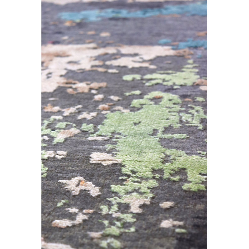 Patinated Look One-of-a-Kind Rectangle 9' 1" x 11' 11" Area Rug
