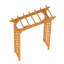Pergola en bois - treillis arqué pour les plantes de jardin