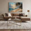 «Coastal Caribbean Beach», art mural sur toile grise-135604696