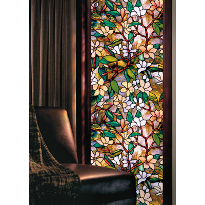 Abstract Non-Wall Damaging Window Decal