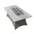 Arayeli Rectangle Aluminum Liquid Propane Smokeless Fire Pit Table-1105408874