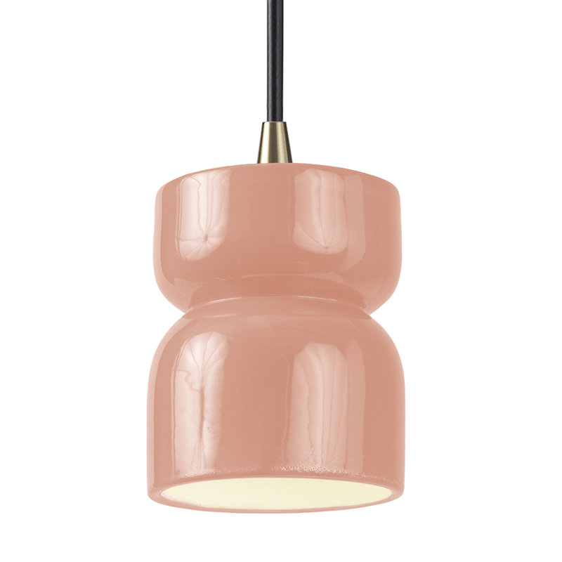 Leni Ceramic Hourglass Single Pendant, null, null