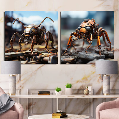 Ensemble de 2 fourmis industrielles Industrial Ant