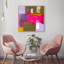 Oliver Gal California Echo I Abstract - Hand-Applied Glass Coat Framed Canvas Art-309126242-309126246