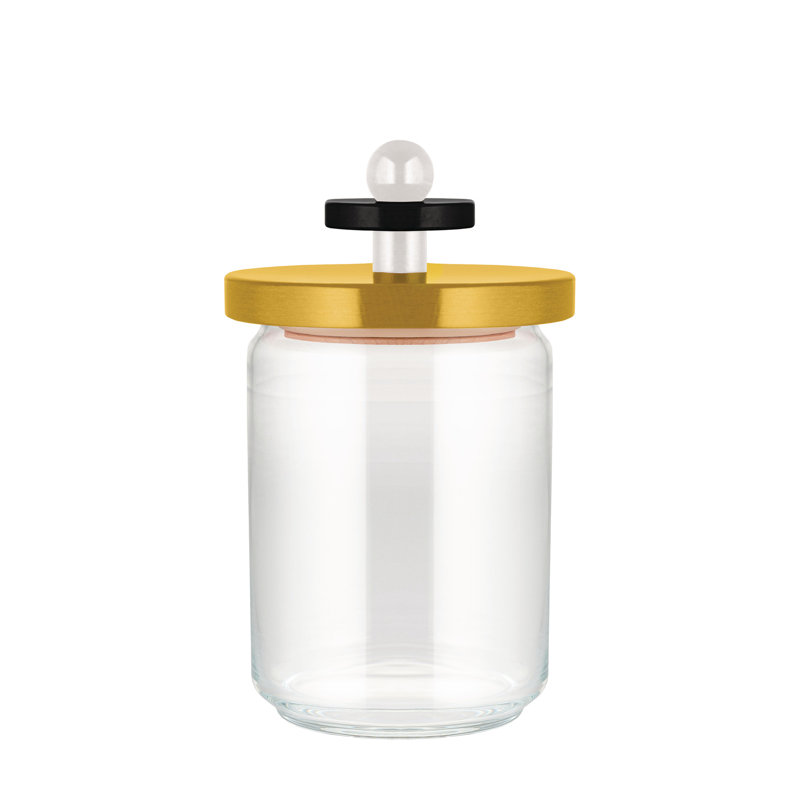 JAR 75, R, 8.07" H x 4.73" W x 4.73" D, Yellow