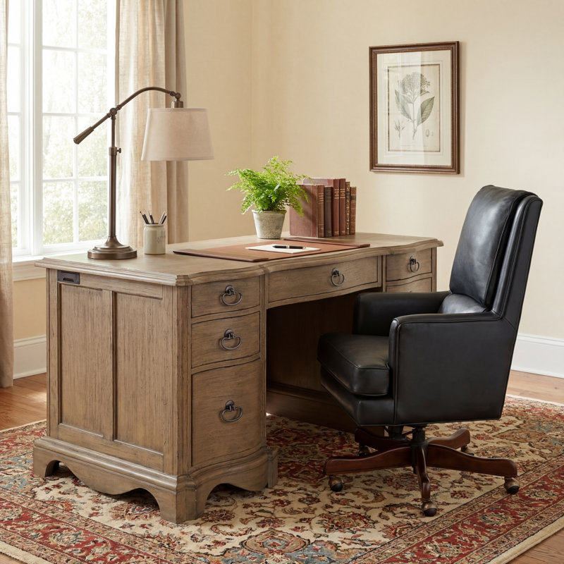 Corsica Executive Desk, 32" H x 60" W x 32" D