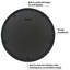Cadre 12 po x 12 po pour disque vinyle avec plexiglas poli - rangement pour disque vinyle noir
