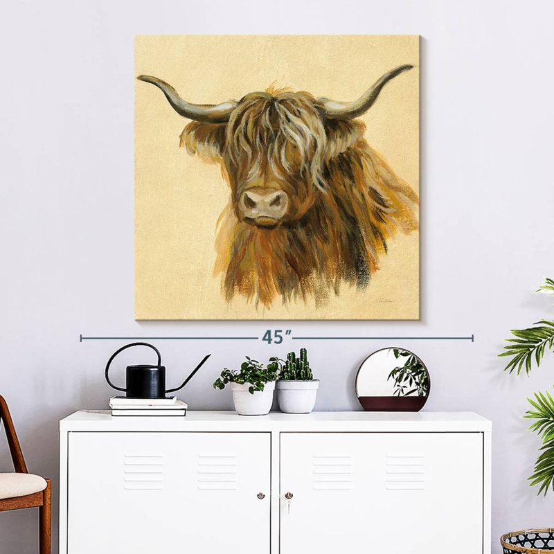 Brampt Highland Brampt vache, H 33 po x l 33 po