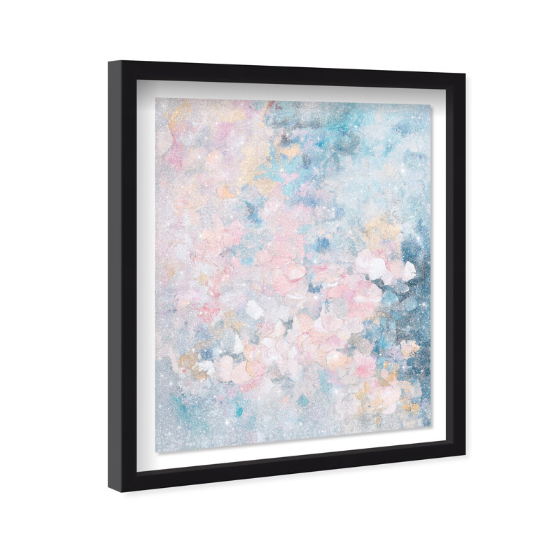 Soft Color Formations I Shadowbox Abstract Print by Oliver Gal, Black Frame, 16 x 20, 25.5"H x 21.5"W, Black Frame