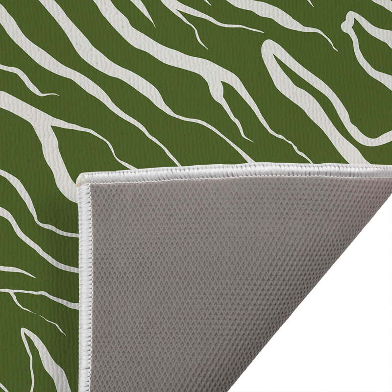 Tapis de toilette rectangulaire absorbant et antidérapant Lush Cracks