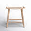 Tristan Natural Wood & Rattan 24.75" Counter Stool