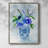 Blue Bouquet I Framed Print - Solid Wood 46827-307758300