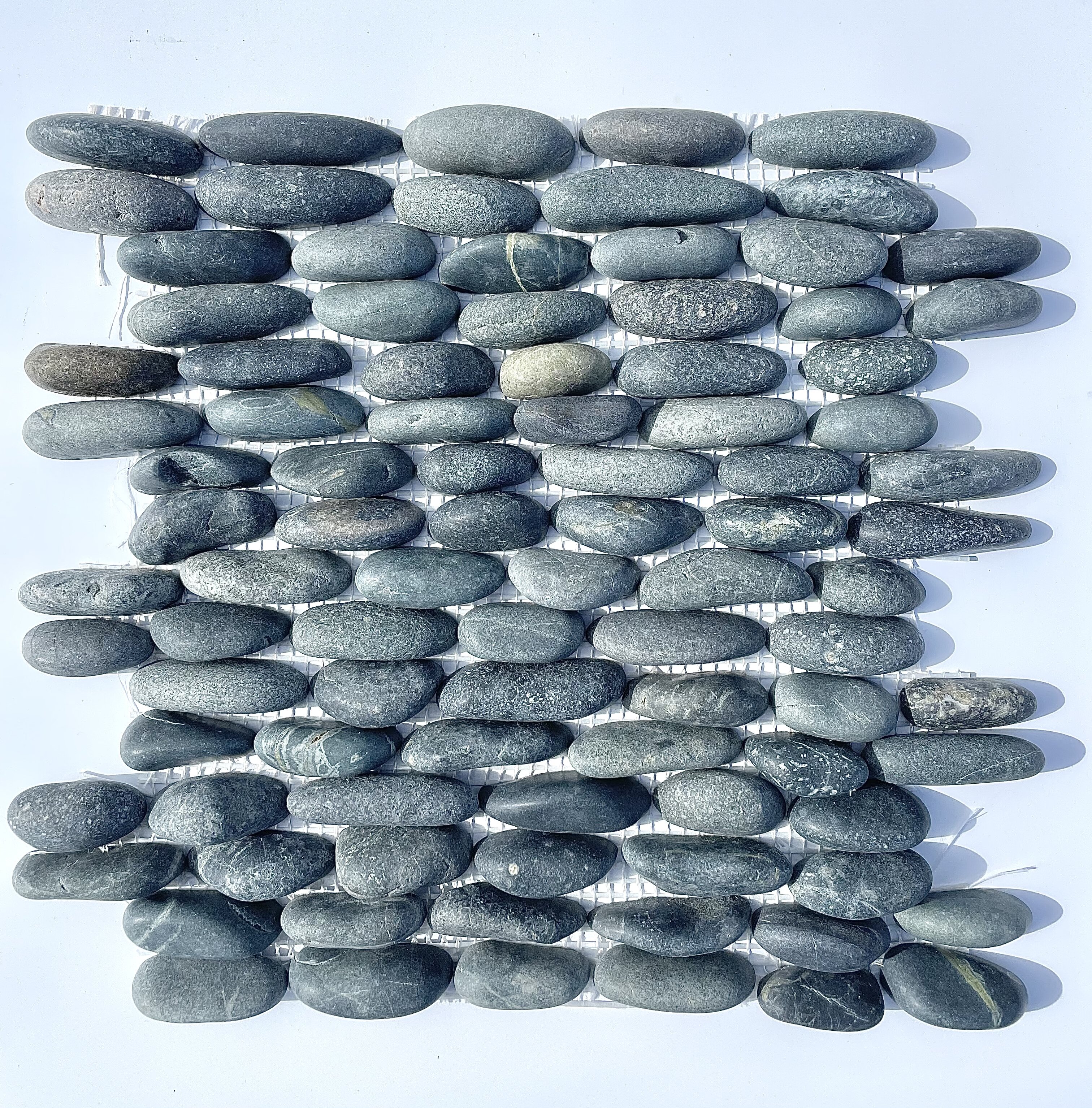 River Rocks 16 x 16 Ceramic Pebble Tile
