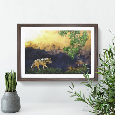 Abstract Wolf Vol.5 - Picture Frame Graphic Art