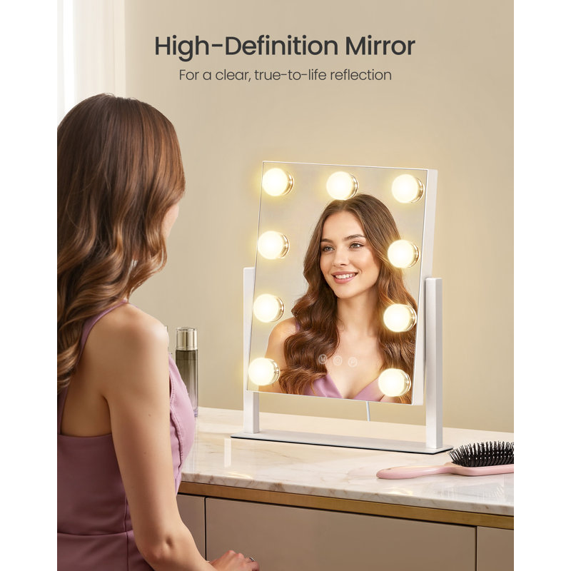 Steel Rectangle Freestanding Mirror Set