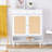 Charming Rattan Storage Cabinet for Home, Versatile and Stylish
