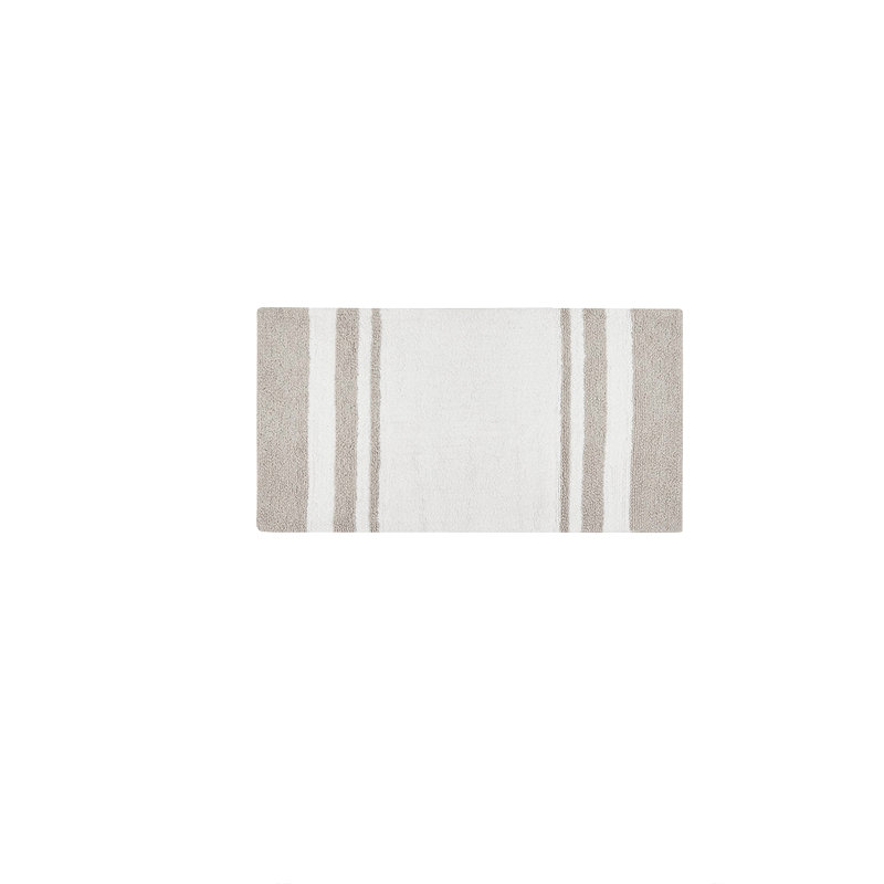 Reversible Bath Rug, Taupe, 45" L x 27" W