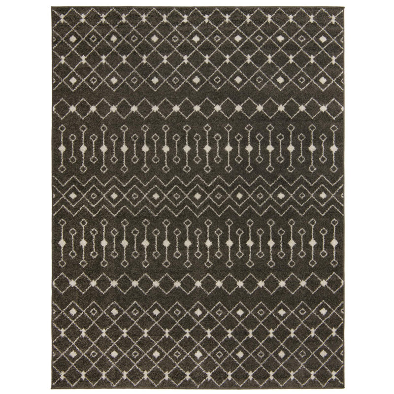 Abstract Indoor Rug, Rectangle 7'10" x 10'