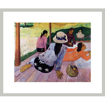 Siesta by Paul Gauguin - Framed Giclee Print