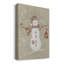 Lin bonhomme de neige I - impression sur toile tendue-786614577