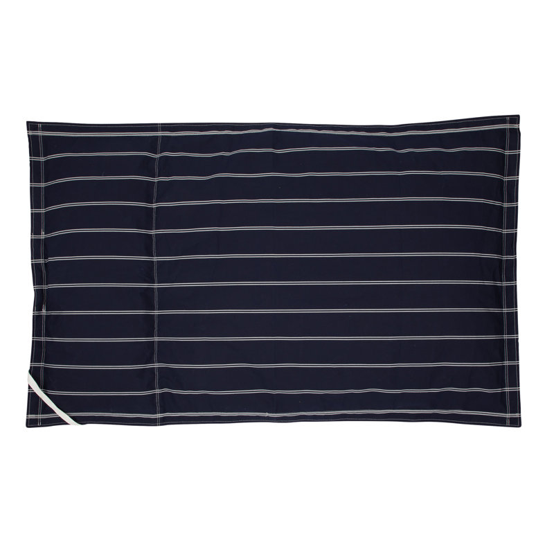 Sunbrella - piscine flottante bleu marine avec coussin