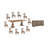 Josiane Solid Wood Rectangular Dining Table-515739299-515739318