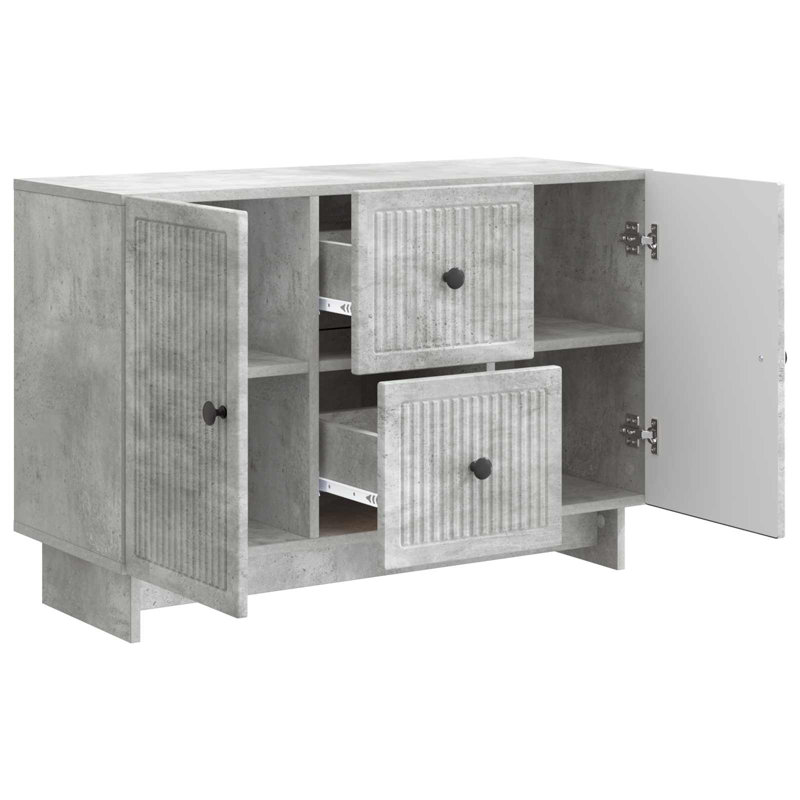 89cm Sideboard, Concrete Grey