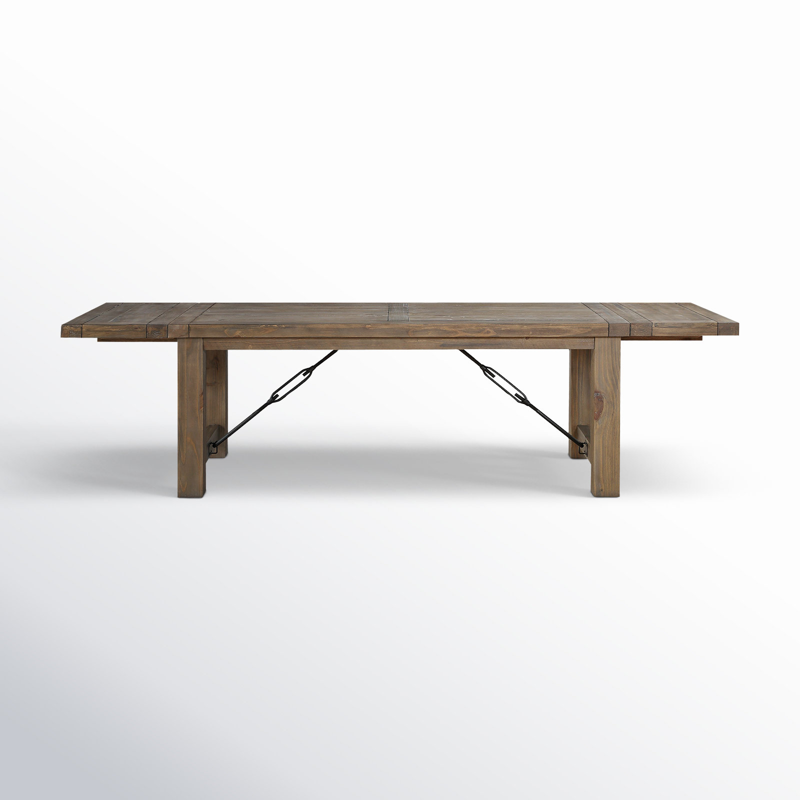 Birch Lane™ Amesfield Extendable Pine Solid Wood Dining Table & Reviews ...