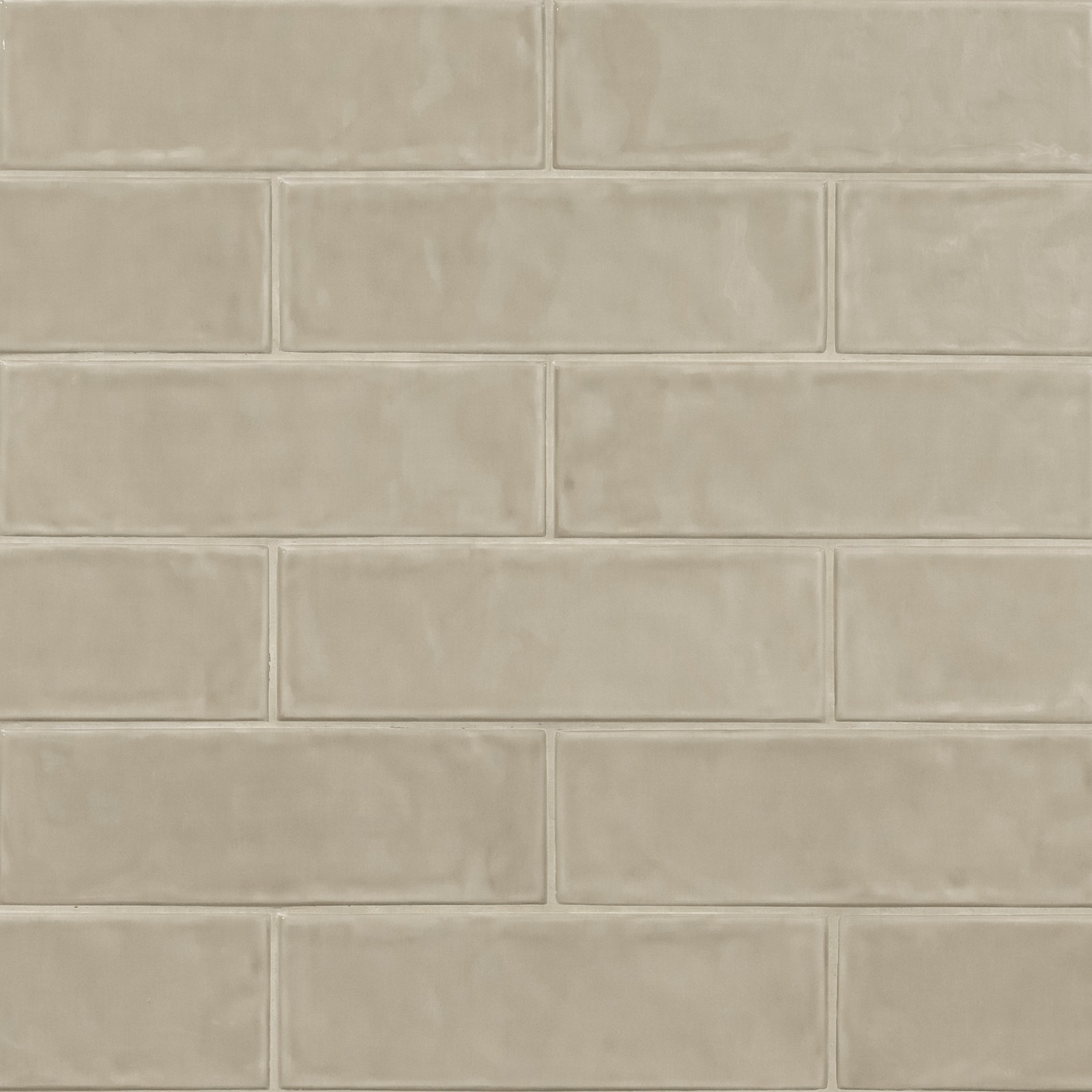 Metrola 4 in. x 12 in. Glossy Ceramic Subway Wall Tile, Savanna Dust
