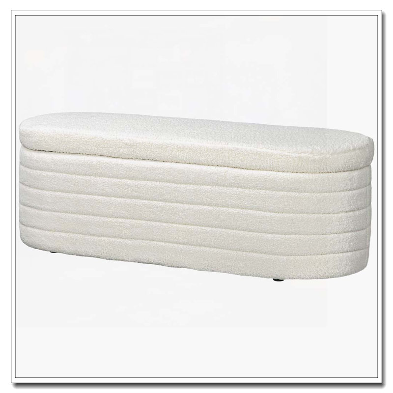Banc de rangement rembourré Teddy