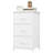3-Drawer Dresser with Removable Fabric Bins, Slim Wood Grain Storage Organizer for Small Spaces-1595527235