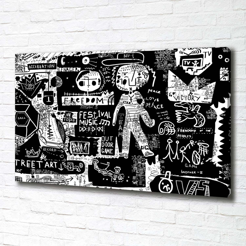 Graffiti - Wrapped Canvas Print