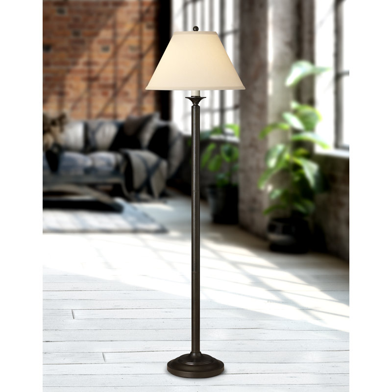 Hammertone Bronze 60'' Hammertone Bronze Traditional Floor Lamp
