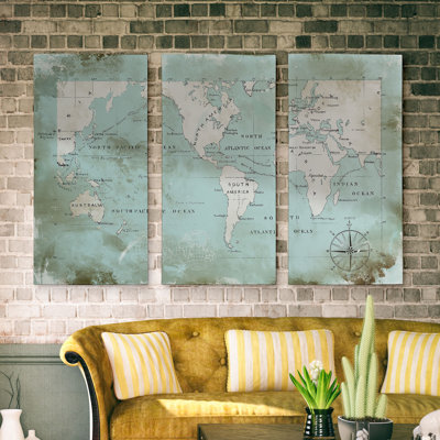 " Ocean Blue " 3 - Pieces
