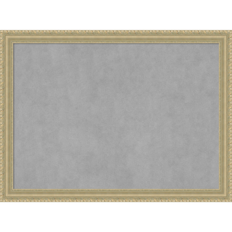 Tableau magnétique encadré en forme de goutte de champagne, H 23 po x l 31 po