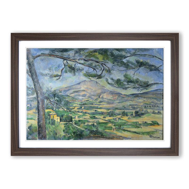 Paul Cezanne - Single Picture Frame Painting, Walnut