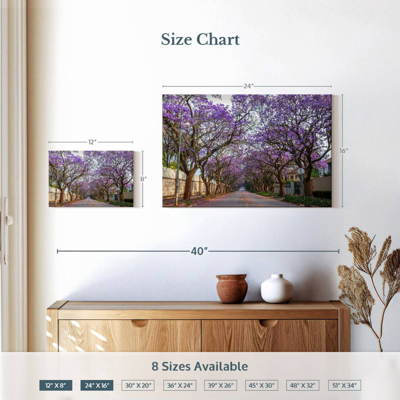 Sirci Saxonwold Jacaranda Lane, H 16 po x l 24 po