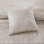 Très grand lit en chenille de luxe - taupe 7 pièces